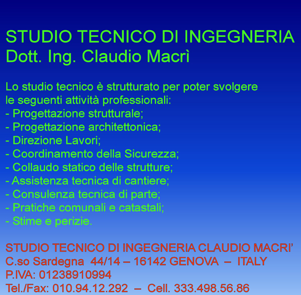 macri studio tecnico ingengeria genova